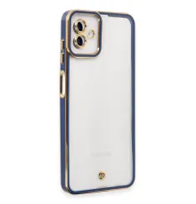 Samsung Galaxy A04 Kılıf Liva Lens Silikon - Mavi