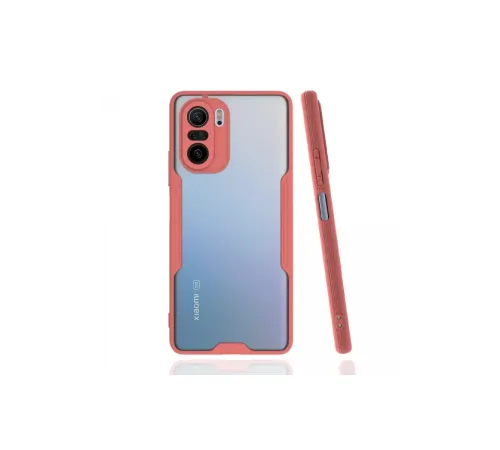 Xiaomi Poco F3 Kılıf Platin Silikon - Pembe