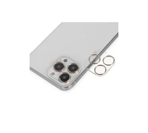 Apple iPhone 14 Pro Max Band Metal Kamera Lens - Gold