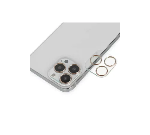 Apple iPhone 14 Pro Max Band Metal Kamera Lens - Gold