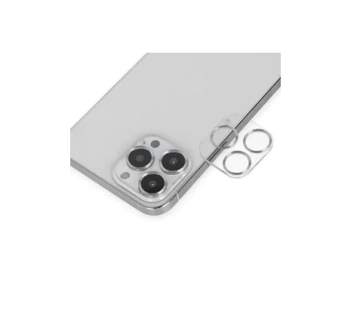 Apple iPhone 14 Pro Max Band Metal Kamera Lens - Gümüş