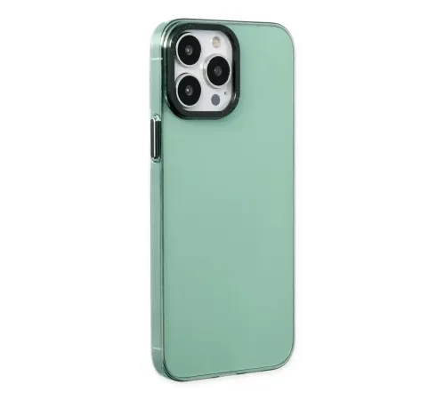 Apple iPhone 13 Pro Kılıf Anka PC Sert Metal Kapak - Yeşil