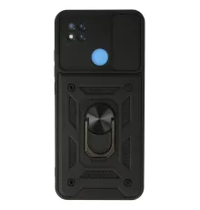 Xiaomi Redmi 9C Kılıf Pars Lens Yüzüklü Silikon - Siyah