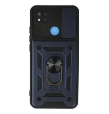 Xiaomi Redmi 9C Kılıf Pars Lens Yüzüklü Silikon - Lacivert