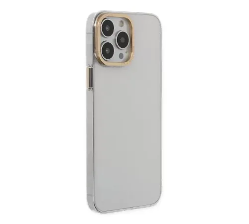 Apple iPhone 13 Pro Kılıf Anka PC Sert Metal Kapak - Şeffaf