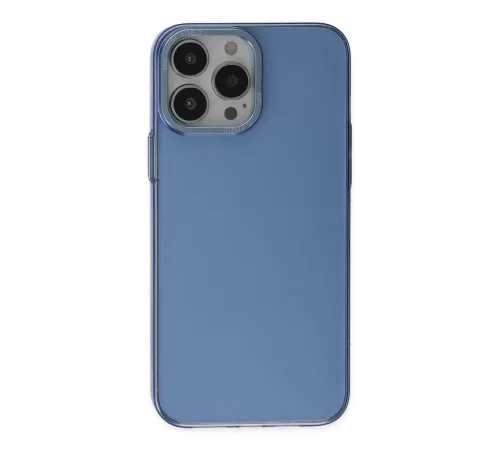 Apple iPhone 13 Pro Kılıf Anka PC Sert Metal Kapak - Mavi