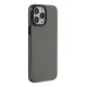 Apple iPhone 13 Pro Max Kılıf Anka PC Sert Metal Kapak - Siyah