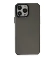 Apple iPhone 13 Pro Max Kılıf Anka PC Sert Metal Kapak - Siyah
