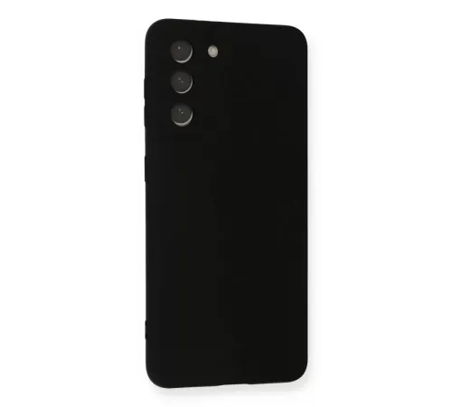 Samsung Galaxy S21 FE Kılıf Nano içi Kadife Silikon - Siyah
