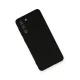 Samsung Galaxy S21 FE Kılıf Nano içi Kadife Silikon - Siyah