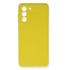 Samsung Galaxy S21 FE Kılıf Nano içi Kadife Silikon - Sarı