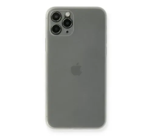 Apple iPhone 11 Pro Kılıf PP Ultra İnce Kapak - Beyaz