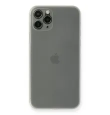 Apple iPhone 11 Pro Kılıf PP Ultra İnce Kapak - Beyaz