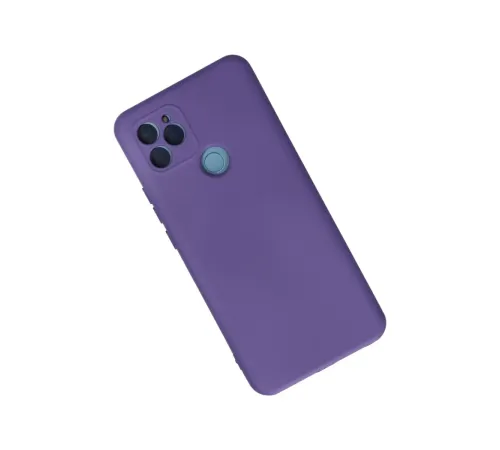 General Mobile GM 21 Kılıf Nano içi Kadife Silikon - Mor