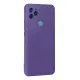 General Mobile GM 21 Kılıf Nano içi Kadife Silikon - Mor