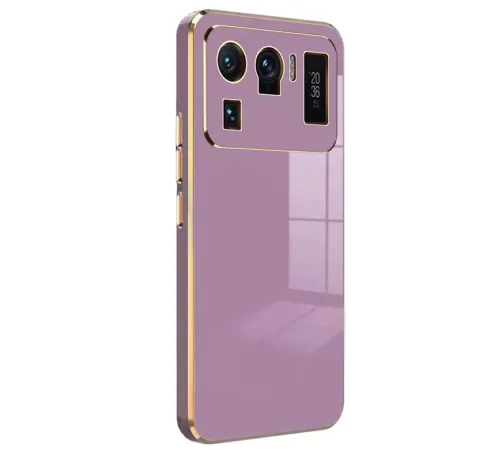 Xiaomi Mi 11 Ultra Kılıf Volet Silikon - Mor