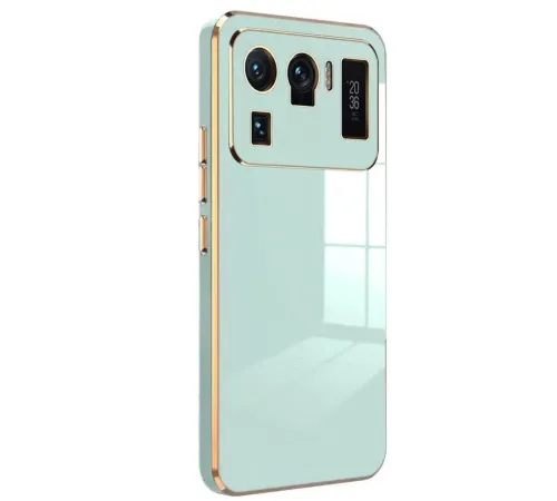 Xiaomi Mi 11 Ultra Kılıf Volet Silikon - Açık Yeşil