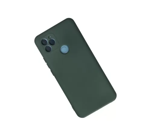General Mobile GM 21 Kılıf Nano içi Kadife Silikon - Koyu Yeşil