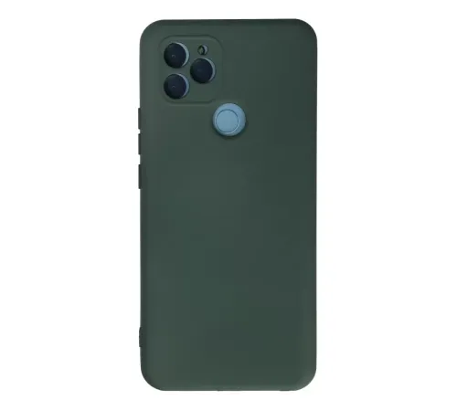 General Mobile GM 21 Kılıf Nano içi Kadife Silikon - Koyu Yeşil