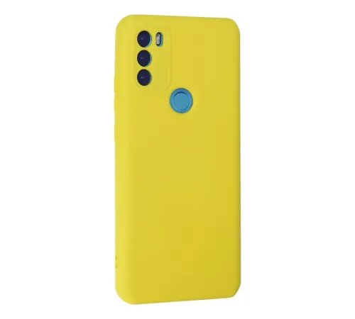 General Mobile GM 21 Plus Kılıf Nano içi Kadife Silikon - Sarı