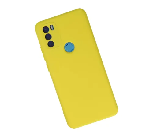 General Mobile GM 21 Plus Kılıf Nano içi Kadife Silikon - Sarı