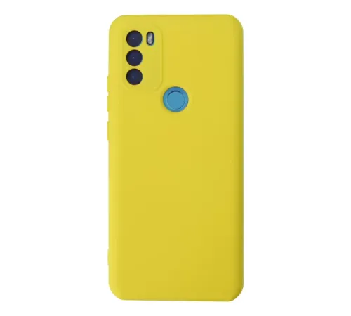 General Mobile GM 21 Plus Kılıf Nano içi Kadife Silikon - Sarı