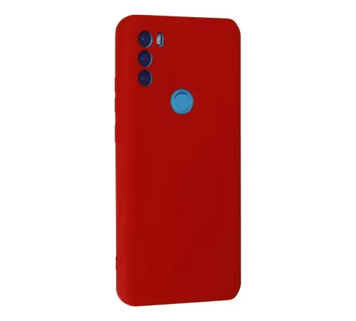 General Mobile GM 21 Plus Kılıf Nano içi Kadife Silikon - Kırmızı