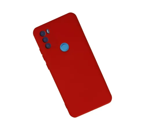 General Mobile GM 21 Plus Kılıf Nano içi Kadife Silikon - Kırmızı