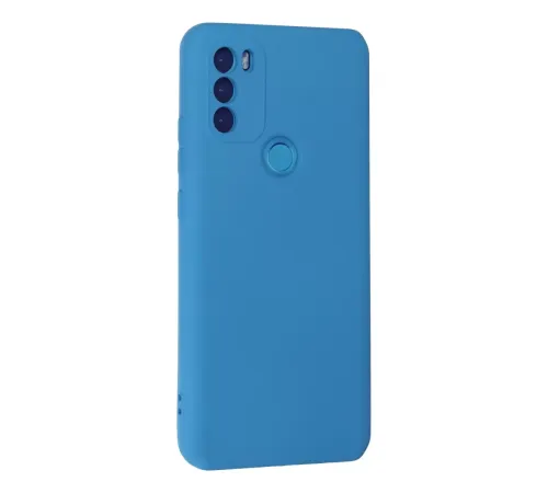 General Mobile GM 21 Plus Kılıf Nano içi Kadife Silikon - Mavi