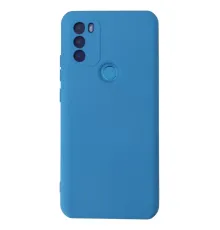 General Mobile GM 21 Plus Kılıf Nano içi Kadife Silikon - Mavi