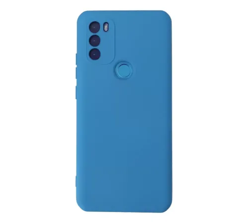 General Mobile GM 21 Plus Kılıf Nano içi Kadife Silikon - Mavi