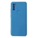 General Mobile GM 21 Plus Kılıf Nano içi Kadife Silikon - Mavi