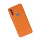 General Mobile GM 21 Plus Kılıf Nano içi Kadife Silikon - Turuncu