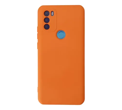 General Mobile GM 21 Plus Kılıf Nano içi Kadife Silikon - Turuncu