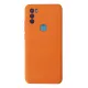 General Mobile GM 21 Plus Kılıf Nano içi Kadife Silikon - Turuncu