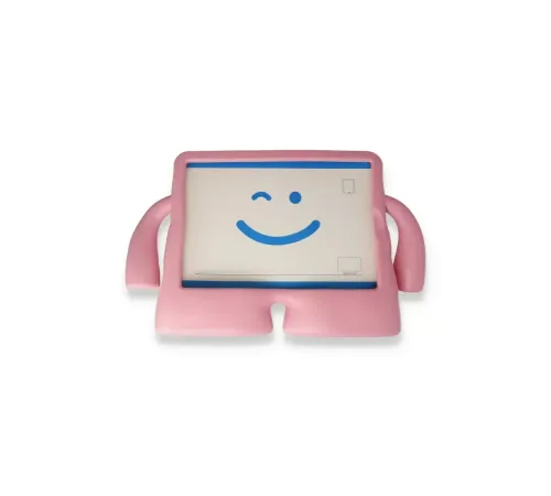 Apple iPad Pro 11 (2021) Kılıf Karakter Tablet Silikon - Açık Pembe