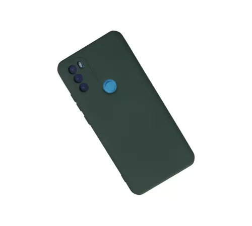 General Mobile GM 21 Plus Kılıf Nano içi Kadife Silikon - Koyu Yeşil