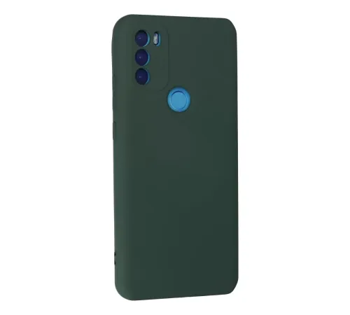 General Mobile GM 21 Plus Kılıf Nano içi Kadife Silikon - Koyu Yeşil