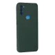 General Mobile GM 21 Plus Kılıf Nano içi Kadife Silikon - Koyu Yeşil