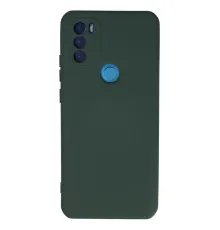 General Mobile GM 21 Plus Kılıf Nano içi Kadife Silikon - Koyu Yeşil