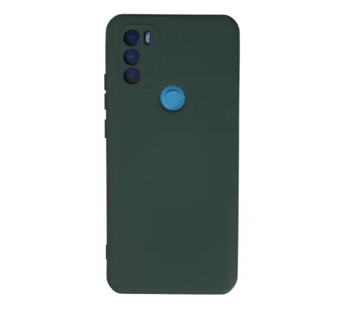 General Mobile GM 21 Plus Kılıf Nano içi Kadife Silikon - Koyu Yeşil