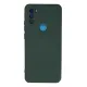 General Mobile GM 21 Plus Kılıf Nano içi Kadife Silikon - Koyu Yeşil