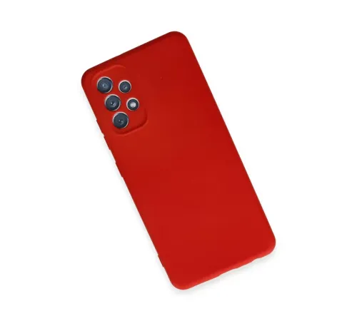 Samsung Galaxy A32 Kılıf First Silikon - Kırmızı