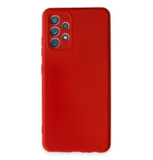Samsung Galaxy A32 Kılıf First Silikon - Kırmızı