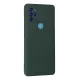General Mobile GM 21 Pro Kılıf Nano içi Kadife Silikon - Koyu Yeşil