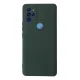 General Mobile GM 21 Pro Kılıf Nano içi Kadife Silikon - Koyu Yeşil