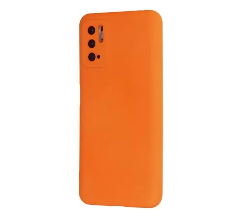 Xiaomi Redmi Note 10 5G Kılıf Nano içi Kadife Silikon - Turuncu