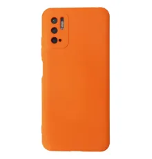 Xiaomi Redmi Note 10 5G Kılıf Nano içi Kadife Silikon - Turuncu