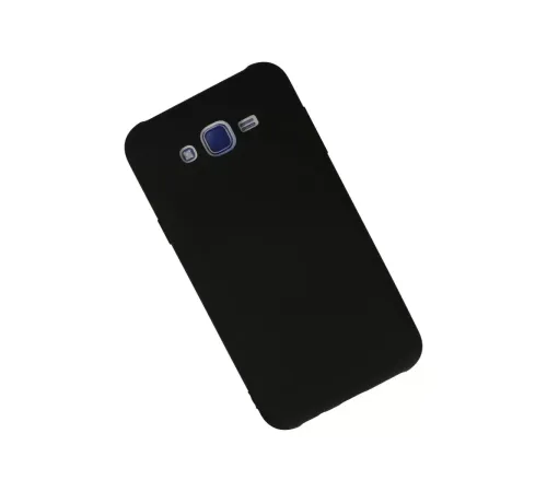 Samsung Galaxy J7 Kılıf Nano içi Kadife Silikon - Siyah