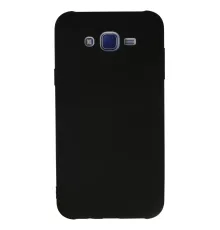 Samsung Galaxy J7 Kılıf Nano içi Kadife Silikon - Siyah